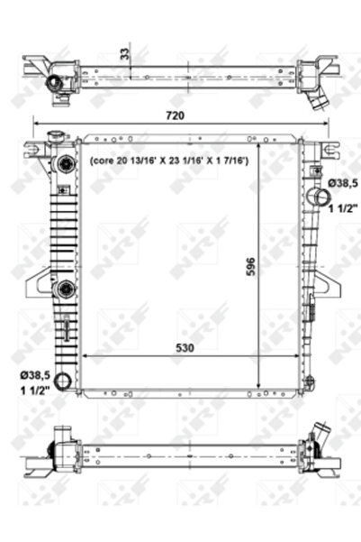 NRF Radiator Racire Motor FORD USA EXPLORER