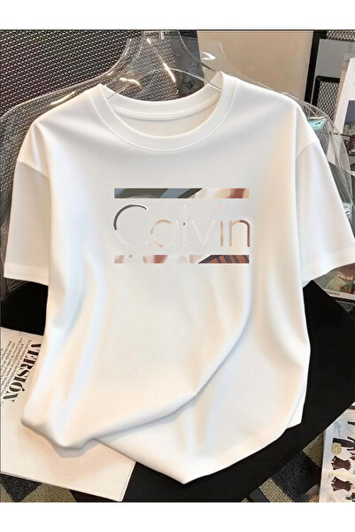 799 Plus Size - Women'S Oversized Round-Neck T-Shirt with Pattern Print