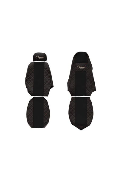 F-CORE Husa Huse scaun FX03 Negru Scania G I P I R II