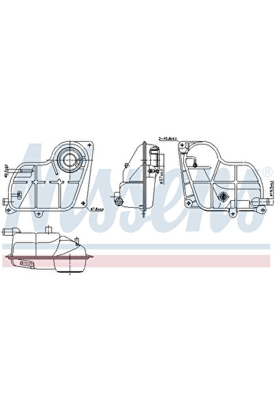 Nissens Vas de Expansiune Racire AUDI A4 B5