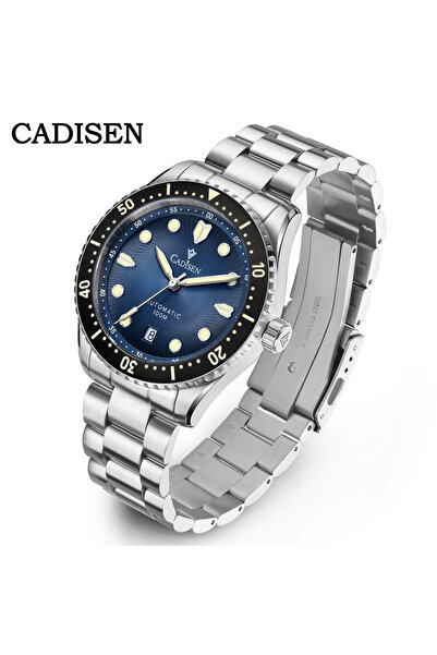choice2 Blue CADISEN Mechanical Automatic Watch Luxury Sapphire Japan MIYOTA ...