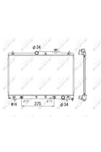 NRF Radiator Racire Motor TOYOTA PREVIA 2