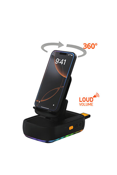 IQRAA 5-in-1 Mobile Creator Dock with Wireless Audio Station Hub Pro