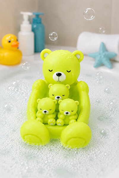 ARVALE Bebek Banyo Oyuncağı Anne Ayı ve 3 Yavru Ayı Su Oyuncağı