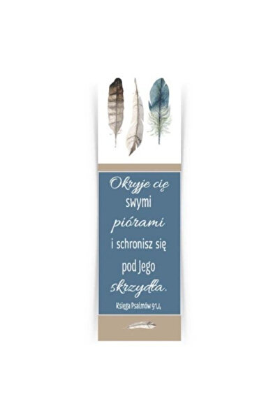 Szaron Semn de carte Szaron, 18x5 cm, cu text biblic (poloneza), Multicolor, ...