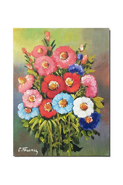 artnova Hand painted painting for hall, bedroom, living room, Floral bouquet,...