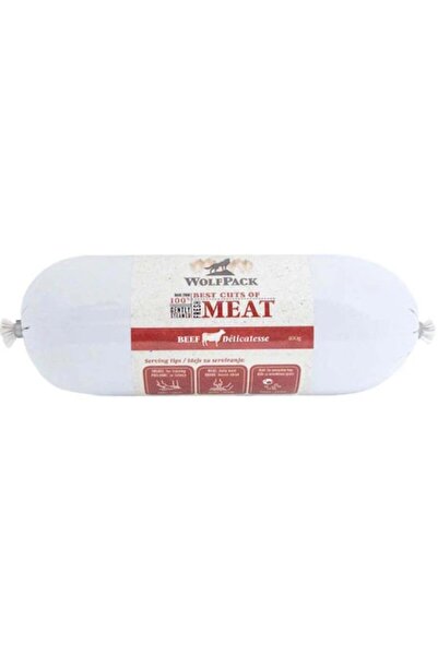 Wolfpack Recompensă pentru câini, Wolfpack, Salam de vită, 400g, fără cereale...