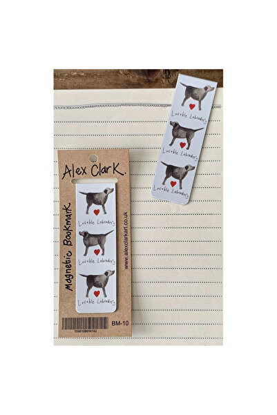 Alex Clark Semn de carte magnetic, Alex Clark, Labrador, multicolor, 45x115mm