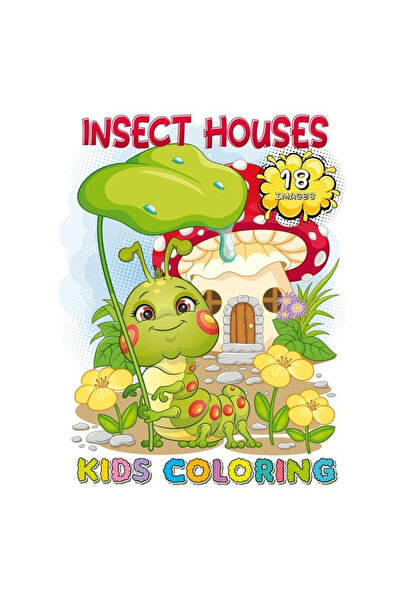 OEM Carte de colorat/Coloring book Fresh A4 Casele insectelor, 18 imagini, pe...