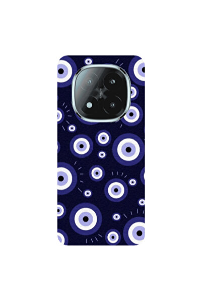 Other Xiaomi Redmi Note 14 Pro + 5g Purple evil eye bead Transparent Silicone...