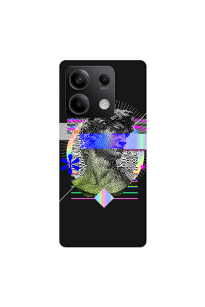 Other Xiaomi Redmi Note 13 5G Statue pixels Black Colored Silicone TPU Θήκη