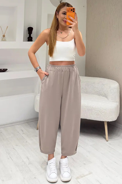 fiolin Soft Touch Modal Kumaş Şalvar Pantolon