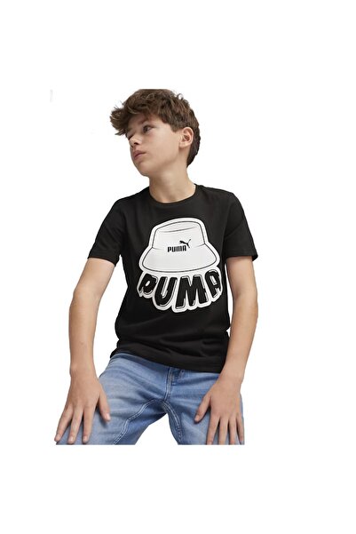 Puma ESS+ MID 90S GRAPHIC TEE B 679720-01 Μαύρο 128