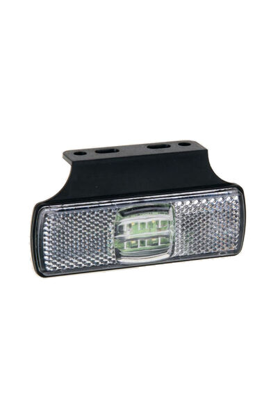 RapidAuto Lampa gabarit auto 12V/ 24V cu LED, dreptunghiulara Alba , 97x30x12...