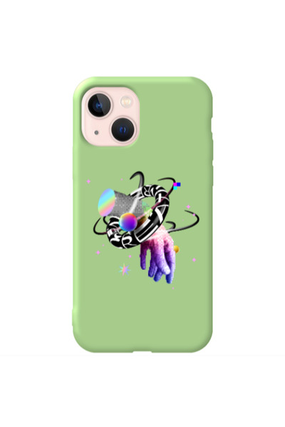 Other Apple iPhone 13 Y2k Light Green Colored Silicone TPU Θήκη