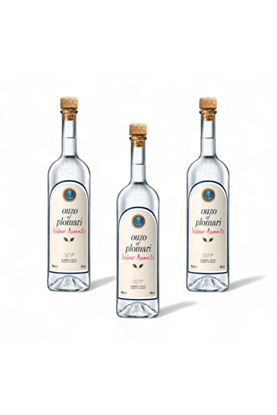 Ouzo of Plomari Set 3 x 40%, 0.7L