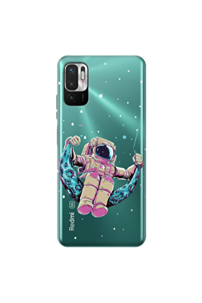 Other Xiaomi Redmi Note 10 Pro 5G Astronaut swinging on the moon Transparent ...