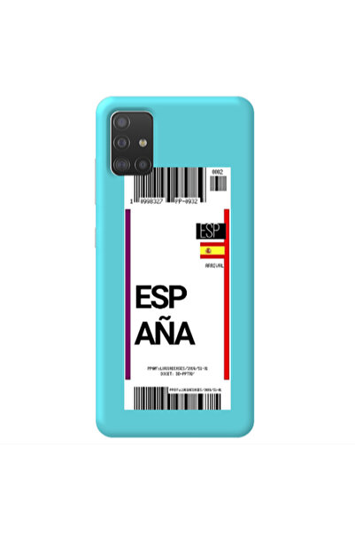 Other Samsung A51 Espana Arrival Turquoise Colored Silicone TPU Θήκη