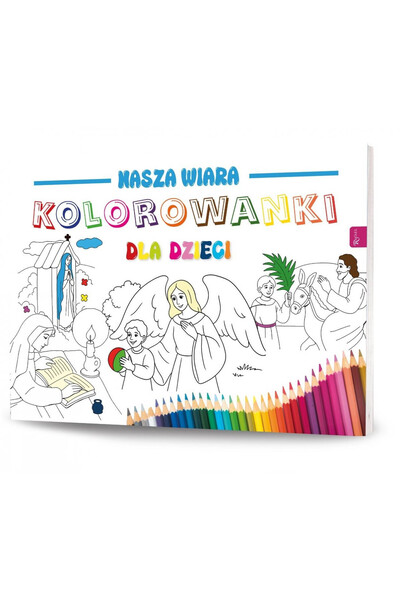 OEM Carte de colorat Rafael Nasza Wiara, carte de activitati religioasa pentr...