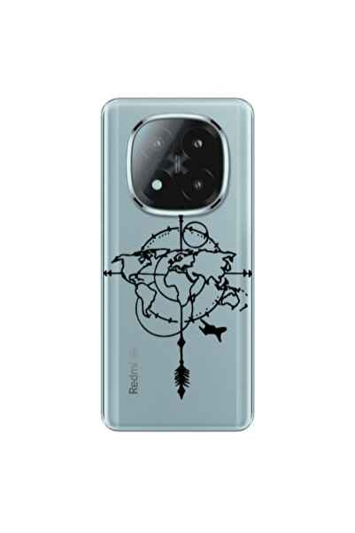 Other Xiaomi Redmi Note 14 Pro + 5g Old Map Transparent Silicone TPU Θήκη