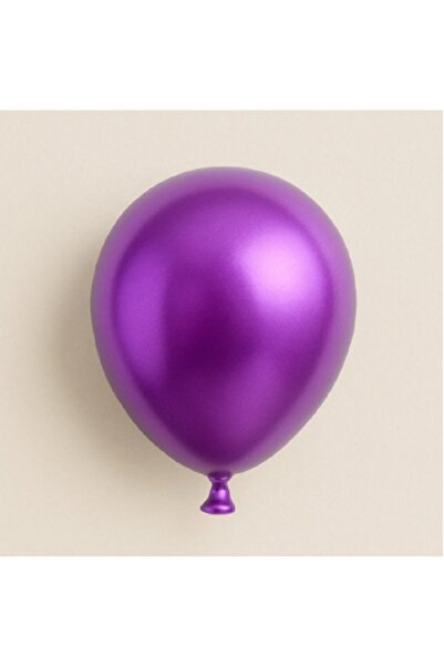 Niyet 5" Mor Krom Lateks Balon 100'lü - Dekorasyon-Doğum Günü-Parti-Süsleme