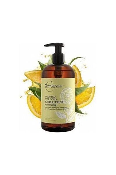 Sirra Organics Υγρό Σαπούνι Προσώπου και Σώματος Κιτροειδές Φρέσκο 500ml