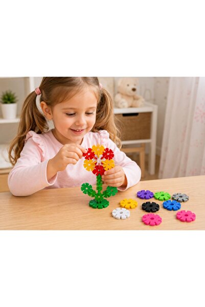 Hashtag Toys Комплект от две части с десен на ромашки - горна и долна част 2