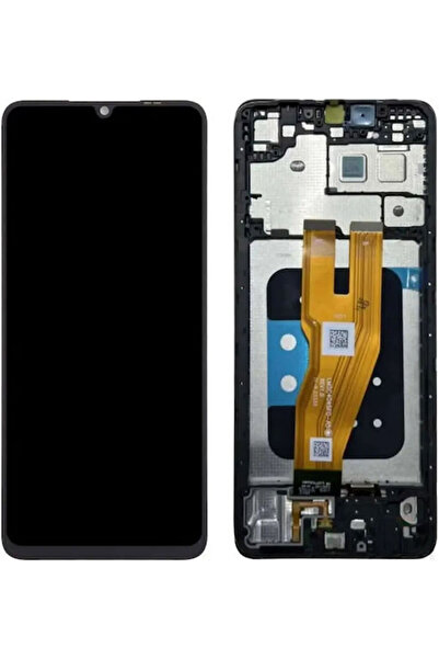 OEM Οθόνη Samsung με μηχανισμό αφής και πλαίσιο για Samsung A05 (Μαύρο) Κωδικ...