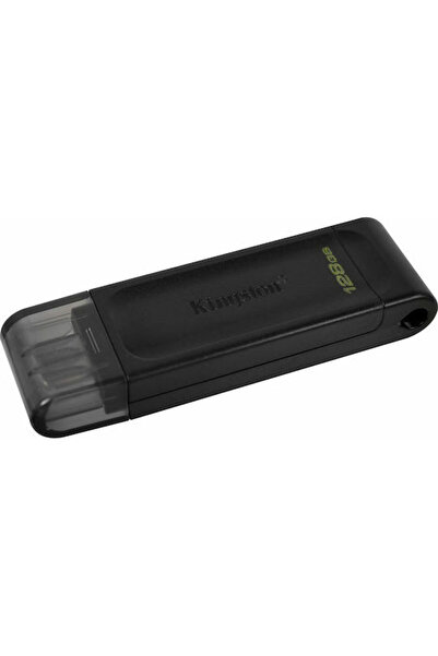 Kingston DataTraveler 70 128GB USB 3.2 Στικάκι με σύνδεση USB-C Μαύρο