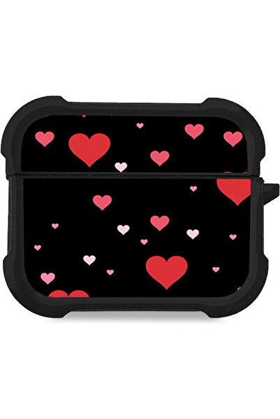 Other Θήκη Σιλικόνης Sonique Heart Series σε Μαύρο για Apple AirPods Pro 3