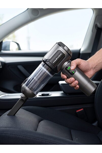 HARVOX Vacuum Cleaner Araç İçi Kablosuz Süpürge Hızlı Şarj 20.000 Pa 4 in 1