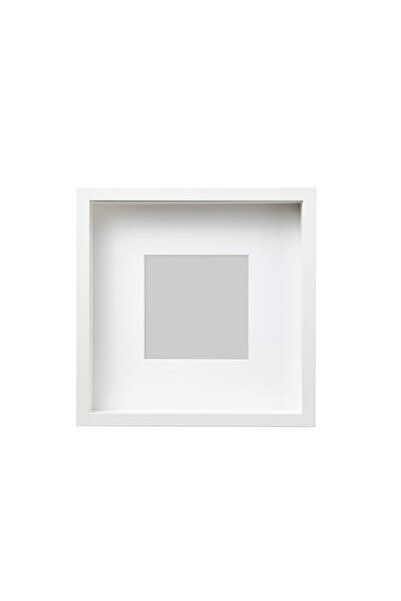 IKEA SANNAHED beyaz çerçeve, beyaz, 25x25 cm