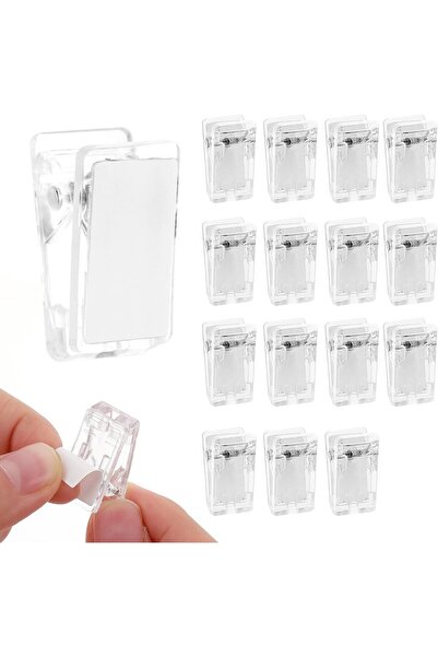 Arabest 15-Pieces Tapestry Hanging Clips,Self-Adhesive Spring Clips,for Poste...