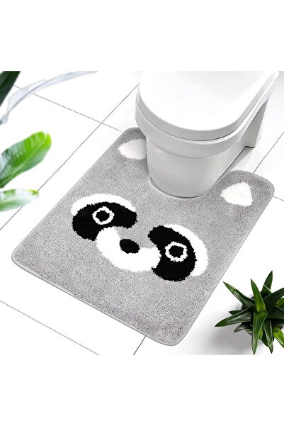 Arabest Toilet Rug,Cute Animal U Shaped Washable Bath Mat,Soft Absorbent Non-...