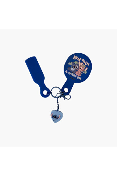 Disney Stitch and Angel Print Keychain