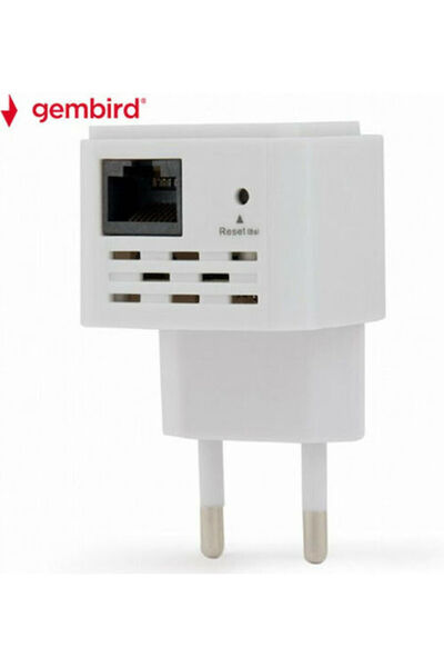 Gembird WNP-RP300-03 Επεκτατής WiFi Μονοζωνικός (2.4GHz) 300Mbps Λευκό