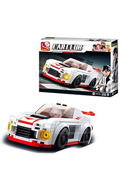 Sluban Car Club Yarış Arabası_ Beyaz 1016000164000