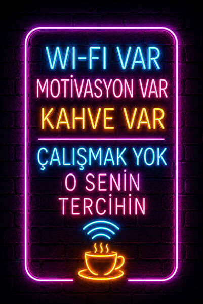 Lucena Неонова спираловидна картина за стена Wi-Fi е наличен Мотивация е нали...