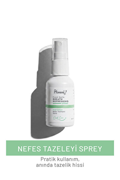 Nane Yağı, Karanfil ve Propolis Aromalı Nefes Tazeleyici Ağız Bakım Spreyi 25ML