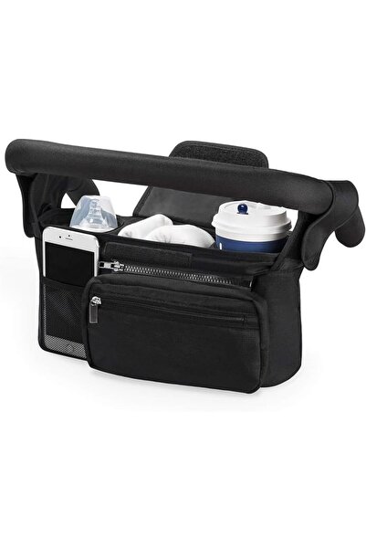 Arabest Baby Stroller Storage Bag with Insulated Cup Holder,Detachable Phone ...