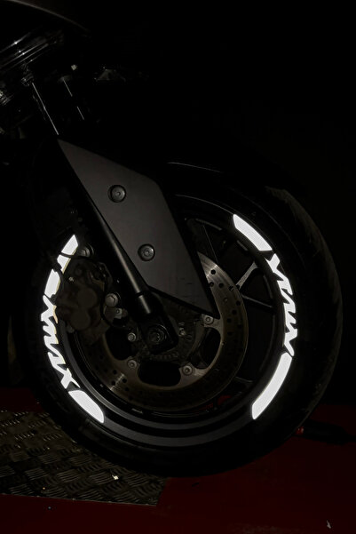 Banxtre Ultra-Reflective 8-Piece Wheel Strip Sticker Set for Yamaha Xmax (2 W...