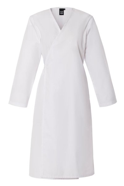 axon Ρόμπα HACCP Σταυρωτή VANILLA White 2XL