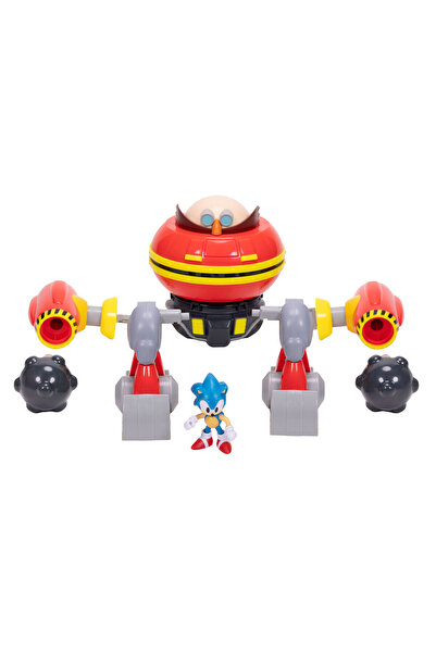 Feyza Oyuncak Sonic the Hedgehog | Deluxe Hammer Egg Robot Oyun Seti 23 cm | ...