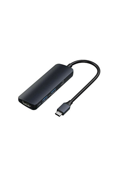 Devia Σταθμός σύνδεσης USB-C με HDMI 4K PD Μαύρο (DVAD-329449)