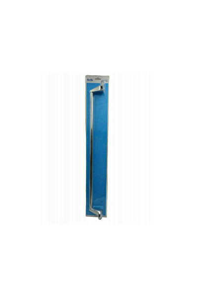 OEM BD1911 Μονή Επιτοίχια Ράγα Μπάνιου 65x65εκ. Ασημί