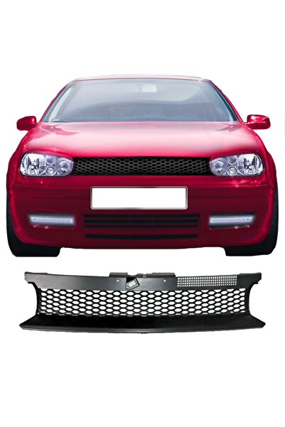 VW Μάσκα για Golf IV (4) 98-04 Μαύρο Κυψελωτό 1 Τεμάχιο (CAR0017884)