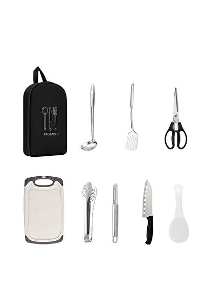 FLYPRO Camp Kitchen Knife Bag Waterproof Large Capacity Storage with Hooks, M...