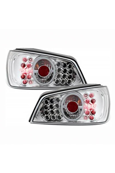 Peugeot Σετ Πίσω Φώτων για 306 92-96 Χρωμιωμένο Αριστερό Σετ (CAR0008882)