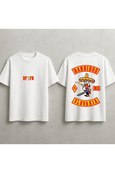 MAGORS Oversize Bandidos and Mongrel Mob Biker Club Back Printed Premium Unis...