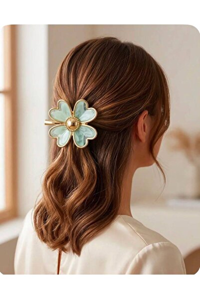 Mervişim Aksesuar Premium Series Imported Bone Lotus Flower Clasp Buckle